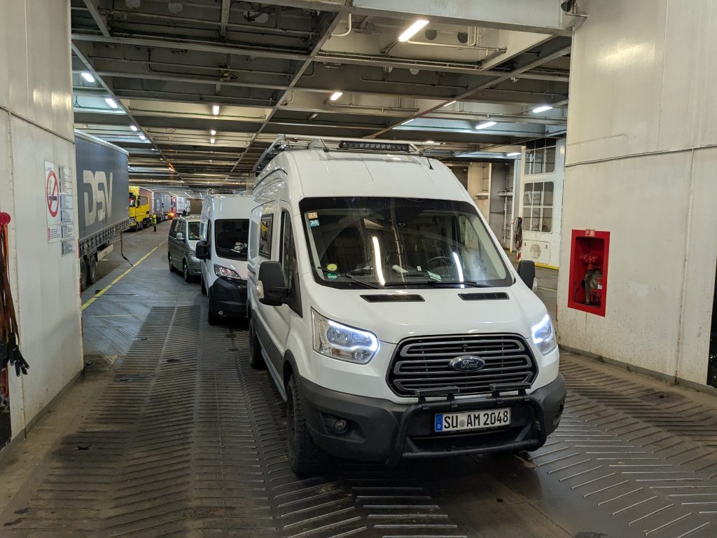 An Bord und in der Pool Position