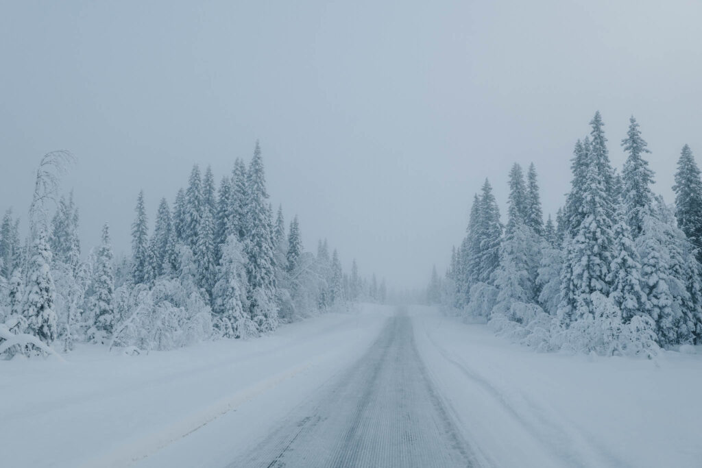 Lappland im Winter