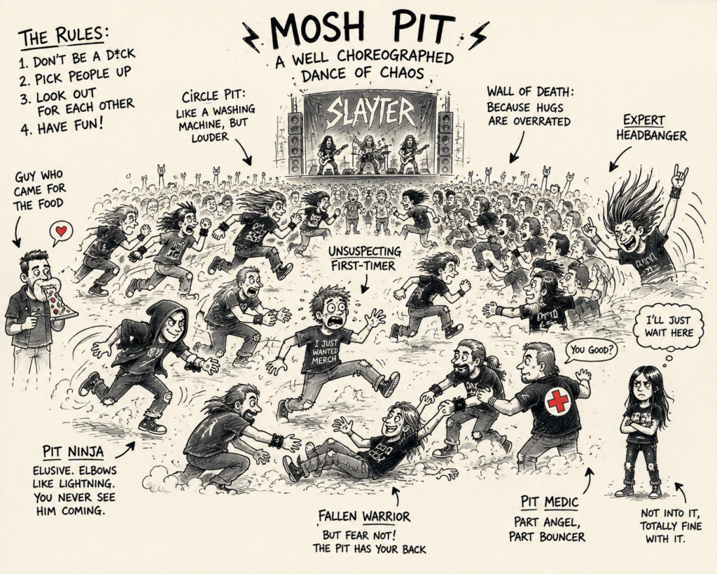 Mosh Pit - generated with ChatGPT
